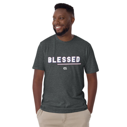 "BLESSED" - Short-Sleeve Unisex T-Shirt