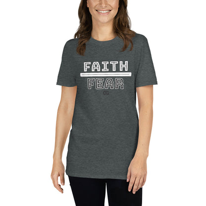 "FAITH OVER FEAR" - Short-Sleeve Unisex T-Shirt