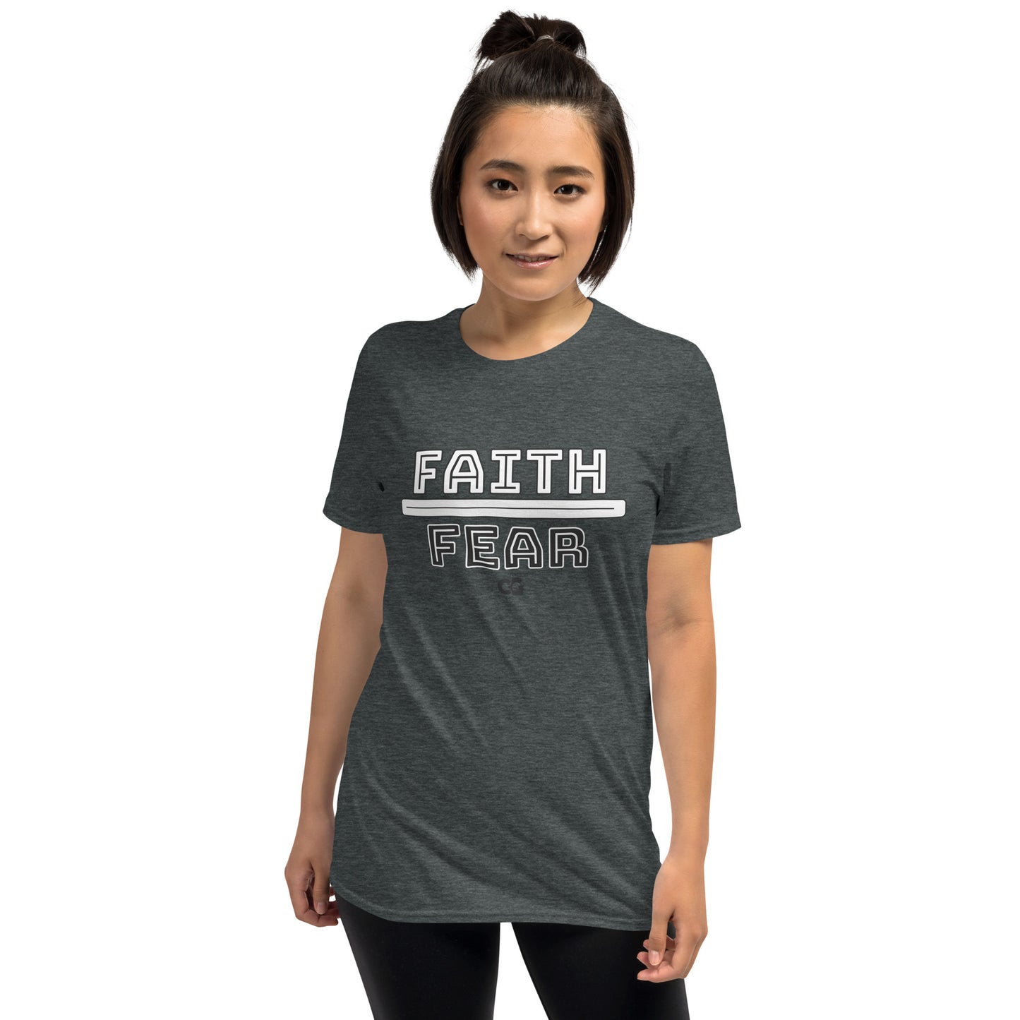 "FAITH OVER FEAR" - Short-Sleeve Unisex T-Shirt