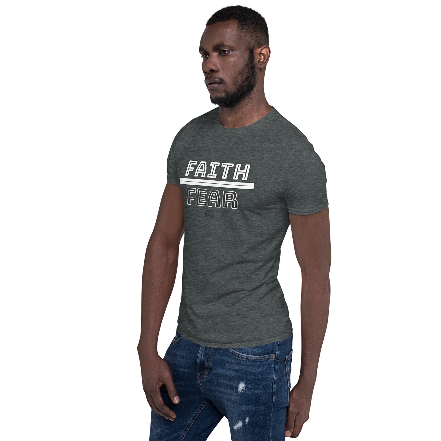 "FAITH OVER FEAR" - Short-Sleeve Unisex T-Shirt