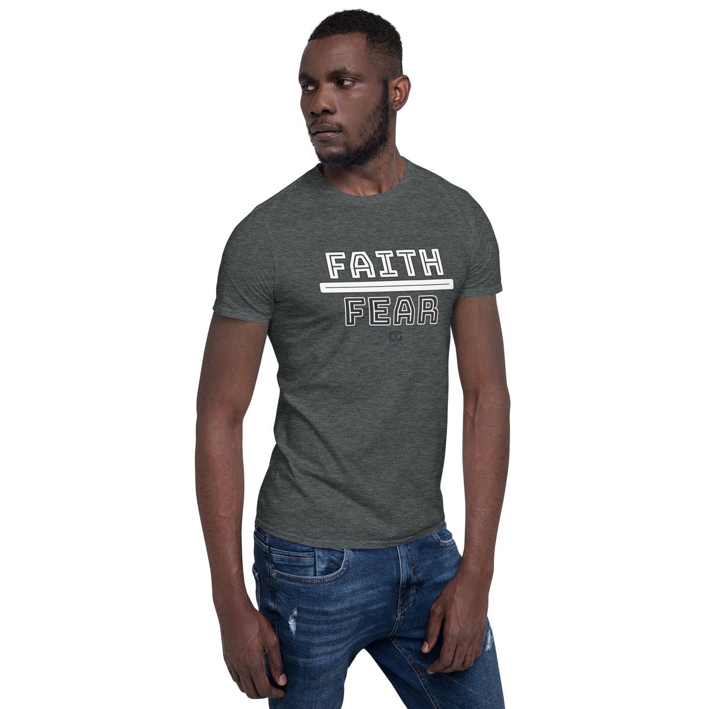 "FAITH OVER FEAR" - Short-Sleeve Unisex T-Shirt