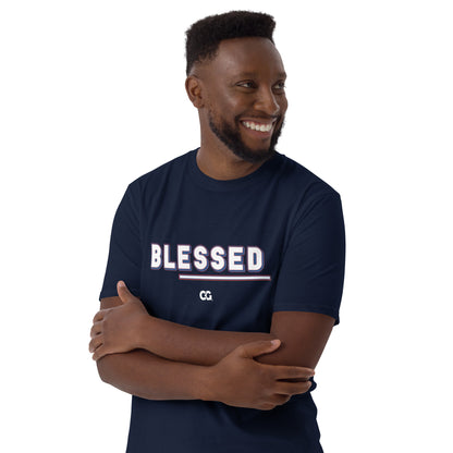 "BLESSED" - Short-Sleeve Unisex T-Shirt