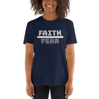 "FAITH OVER FEAR" - Short-Sleeve Unisex T-Shirt