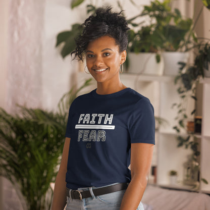 "FAITH OVER FEAR" - Short-Sleeve Unisex T-Shirt