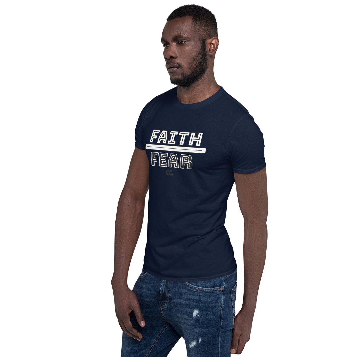 "FAITH OVER FEAR" - Short-Sleeve Unisex T-Shirt