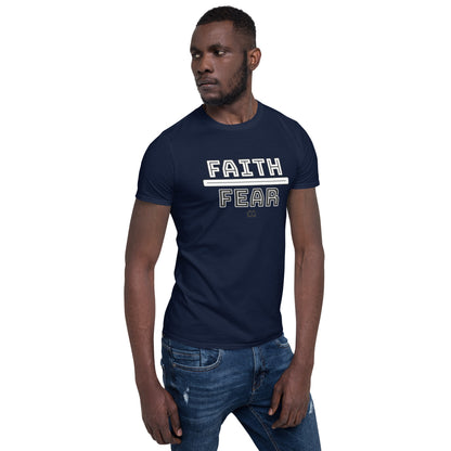 "FAITH OVER FEAR" - Short-Sleeve Unisex T-Shirt