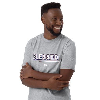 "BLESSED" - Short-Sleeve Unisex T-Shirt