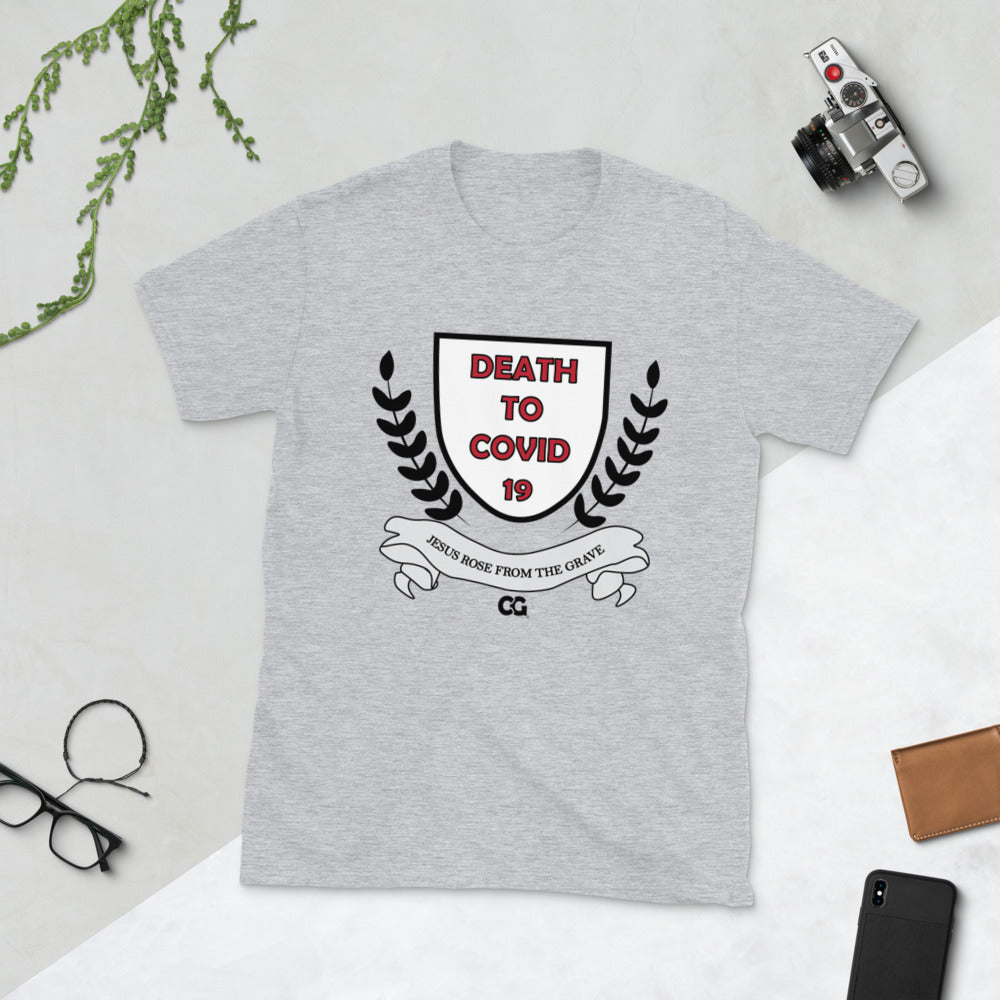 "DEATH TO CODIV-19" - Short-Sleeve Unisex T-Shirt