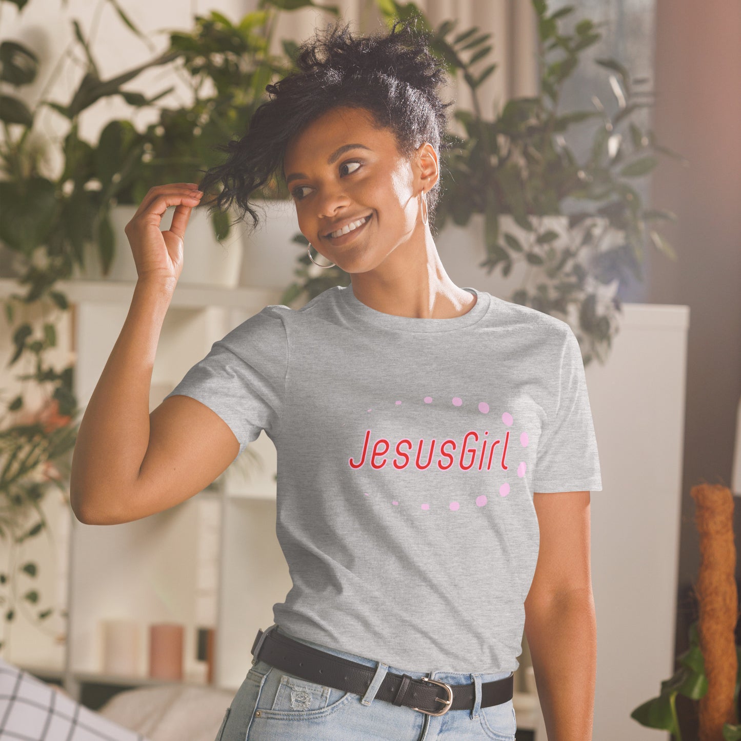 "JESUS GIRL" - Short-Sleeve Women's T-Shirt