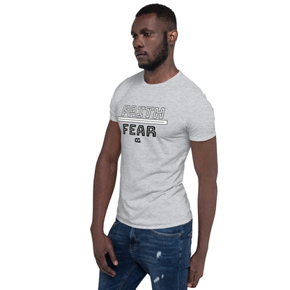 "FAITH OVER FEAR" - Short-Sleeve Unisex T-Shirt