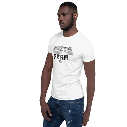 "FAITH OVER FEAR" - Short-Sleeve Unisex T-Shirt