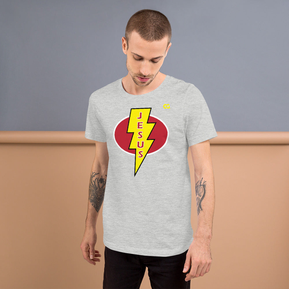 "JESUS BOLT" - Short-Sleeve Unisex T-Shirt