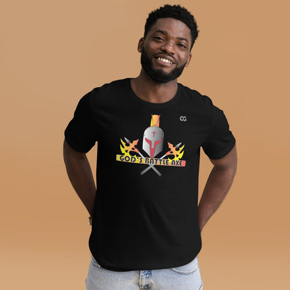 "GOD'S BATTLE AXE" - Short-Sleeve Unisex T-Shirt