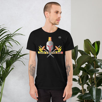 "GOD'S BATTLE AXE" - Short-Sleeve Unisex T-Shirt