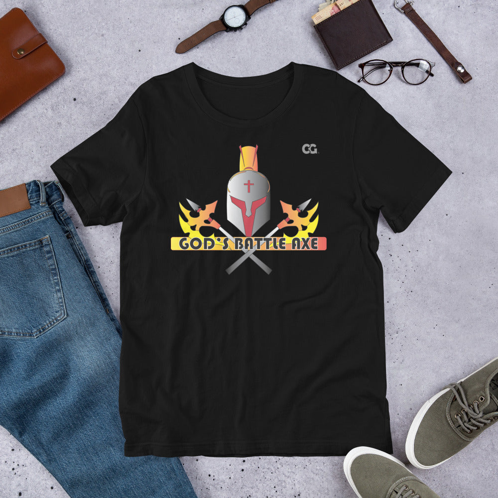 "GOD'S BATTLE AXE" - Short-Sleeve Unisex T-Shirt