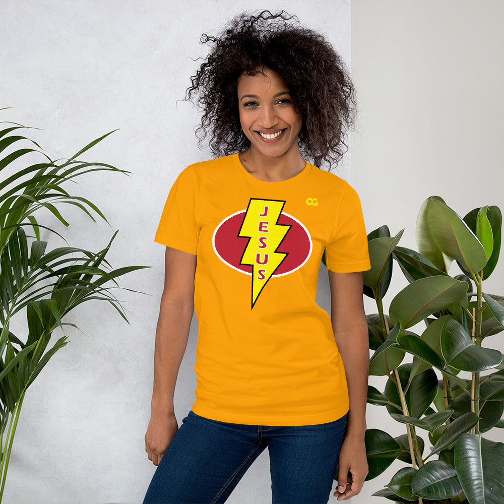 "JESUS BOLT" - Short-Sleeve Unisex T-Shirt