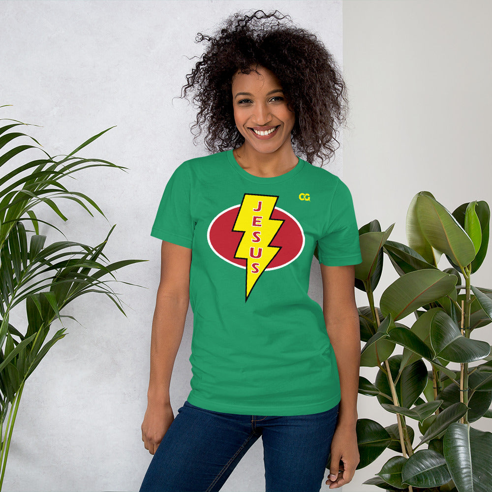 "JESUS BOLT" - Short-Sleeve Unisex T-Shirt