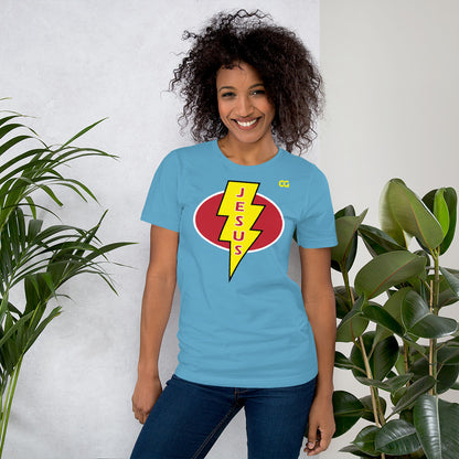 "JESUS BOLT" - Short-Sleeve Unisex T-Shirt